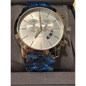 NEW Android Fusion Blue Watch AD838 45mm Chronograph Water Resistant